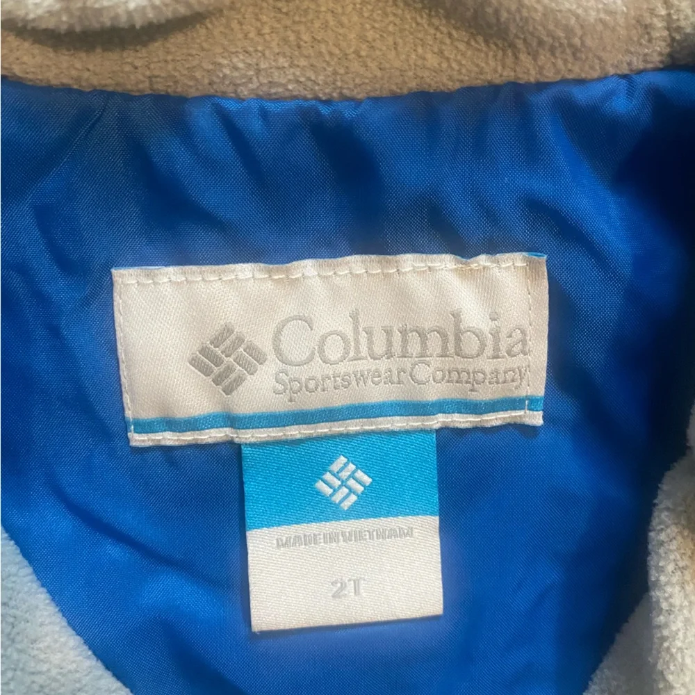 Columbia Blue and Navy Kids Hooded Jacket